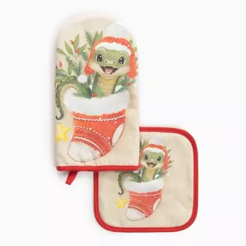 Набор кухонный варежка прихватка