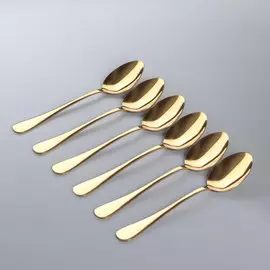 Набор столовых ложек из нержавеющей стали доляна