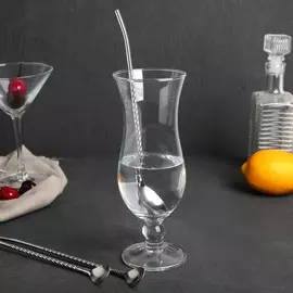 Набор ложек-трубочек барных из нержавеющей стали доляна