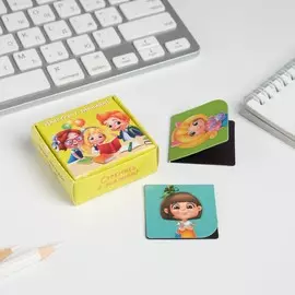 Набор магнитных закладок 10 шт в коробке