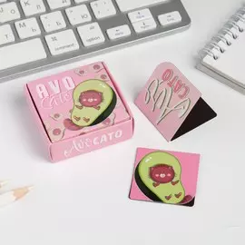 Набор магнитных закладок 10 шт в коробке avocato