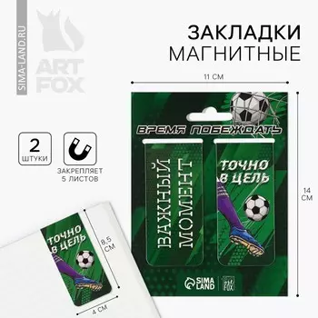 Набор магнитных закладок 2 штуки