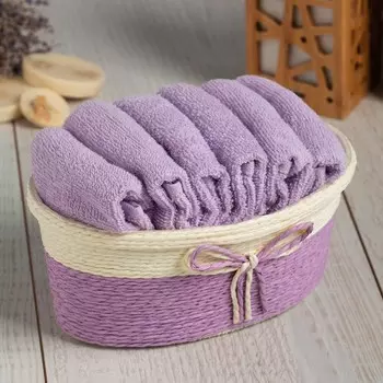 Набор махровых декоративных салфеток