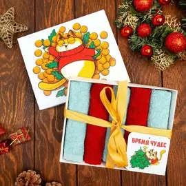 Набор махровых полотенец