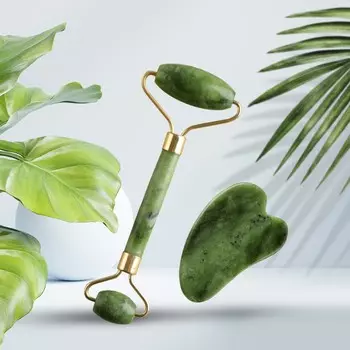 Массажер для лица, гуаша набор