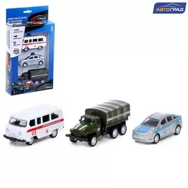 Набор металлических машин