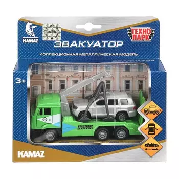 Набор металлических машин KAMAZ, Технопарк SB-17-24-R-WB