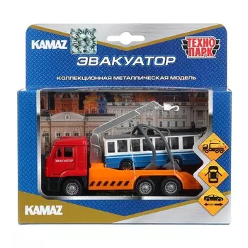 Набор металлических машин KAMAZ, Технопарк SB-17-24-G-WB