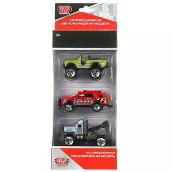 Набор металлических машин Технопарк CITY-WB3X