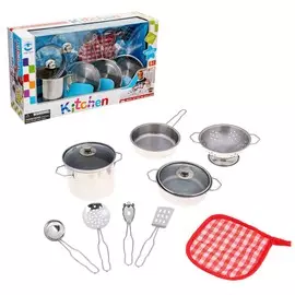 Набор металлической посуды,