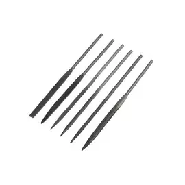 Набор надфилей лом, металлические рукоятки, 701604 мм, 6 шт.