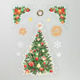 Наклейки новогодние