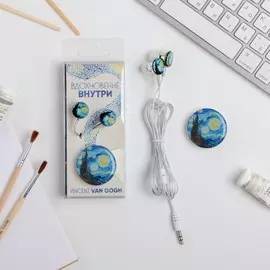 Набор наушники вакуумные и попсокет