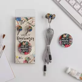 Набор наушники вакуумные и попсокет