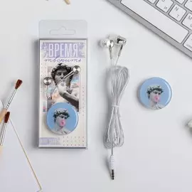 Набор наушники вакуумные и попсокет