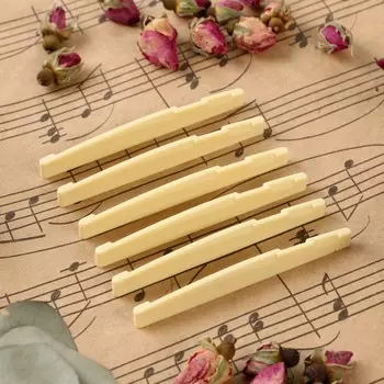 Набор нижних порожков для гитары music life, 6 штук, 70.90.3 см, белый