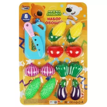 Набор овощей и фруктов для резки Ми-ми-мишки, ИГРАЕМ ВМЕСТЕ T810-H40002-R