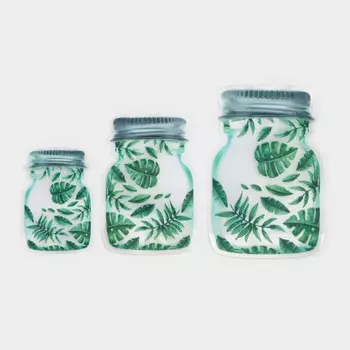 Набор пакетов для хранения сыпучих продуктов доляна