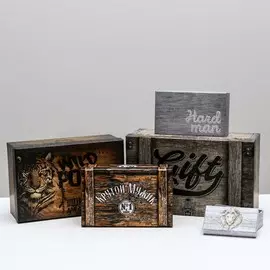 Набор коробок 10 в 1, упаковка подарочная,