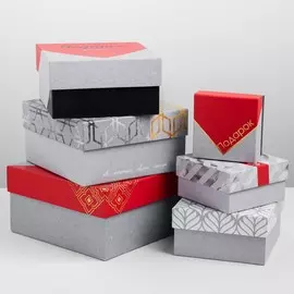 Набор подарочных коробок 6 в 1 celebration, 8 × 8 × 4.5‒18 × 18 × 9.5 см