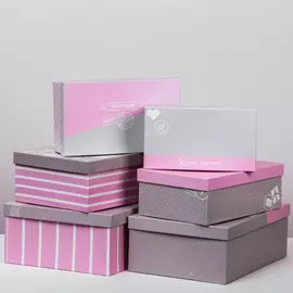 Набор коробок прямоугольных 6 в 1 just travel, 20 х 12,5 х 7,5 - 32,5 х 20 х 12,5 см