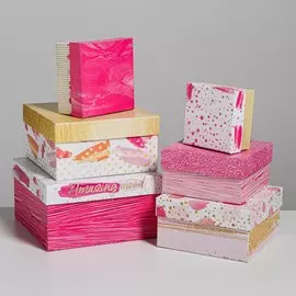 Набор подарочных коробок 6в1