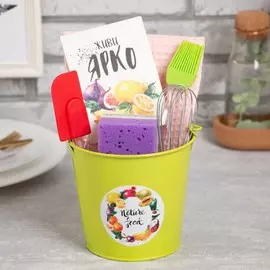 Набор подарочный полотенце лопатка кисть венчик