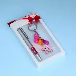 Набор подарочный 2в1 (ручка, брелок)