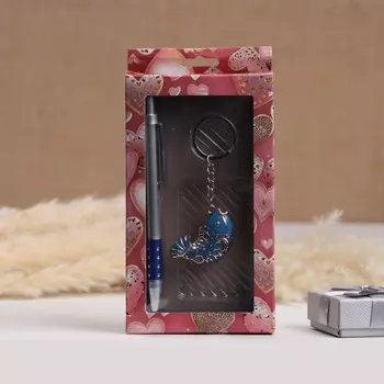 Набор подарочный 2в1 (ручка, брелок)