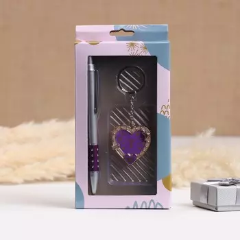 Набор подарочный 2в1 (ручка, брелок)