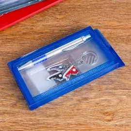 Набор подарочный 2в1 (ручка, брелок кеды)