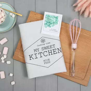 Набор подарочный полотенце венчик кухонный