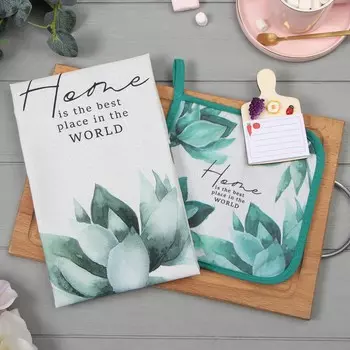 Набор подарочный полотенце прихватка магнит