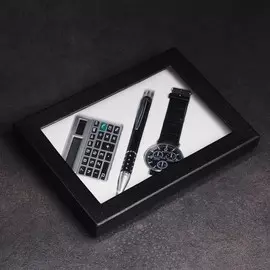 Набор подарочный 3в1 (ручка, часы, калькулятор)