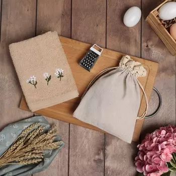 Набор подарочный полотенце терка