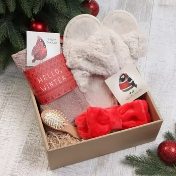 Набор подарочный этель holidays: полотенце 30х60 см и акс. (4 предм.)