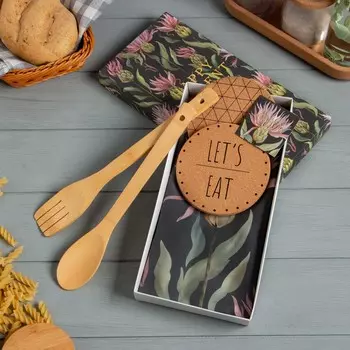 Набор подарочный полотенце кухонная лопатка