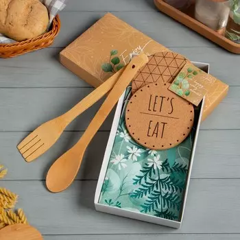 Набор подарочный полотенце кухонная лопатка