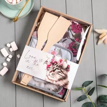 Набор подарочный варежка прихватка