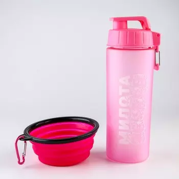 Набор поилка и силиконовая миска