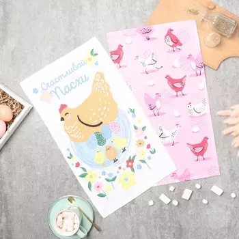 Набор полотенец кухонных