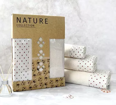 Набор полотенец махровых Набор полотенец махровых 3 шт.(30х70 50х90 70х140)