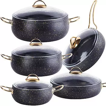 Набор посуды 10пр 3+3+4+4,5+7