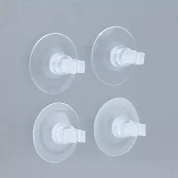 Набор присосок с держателем, силиконовые, ф4 мм, 4 шт