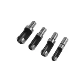 Набор пробочных сверл по дереву тундра, цилиндрический хвостовик, 6-8-10-13 мм, 4 шт.