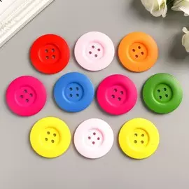 Набор пуговиц для творчества дерево