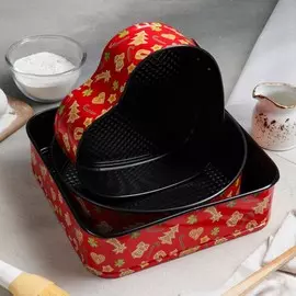 Набор разъёмных форм для выпечки доляна