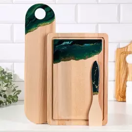 Набор разделочных досок с лопаткой