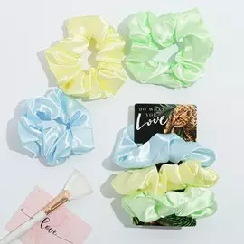 Набор атласных резинок для волос