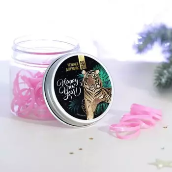 Набор резинок в банке